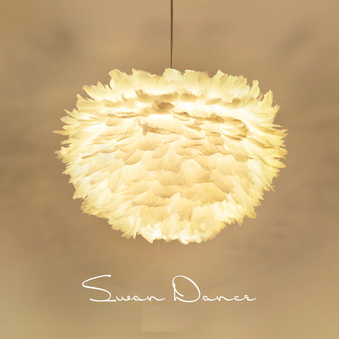 Manrique Unique Geometric Pendant with Feather Accents
