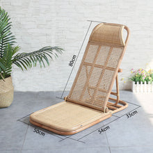 Dunsmuir Handmade Rattan Folding Deck Chair