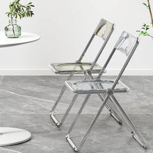 Larkin Acrylic Folding Dining Chair (Set of 2)