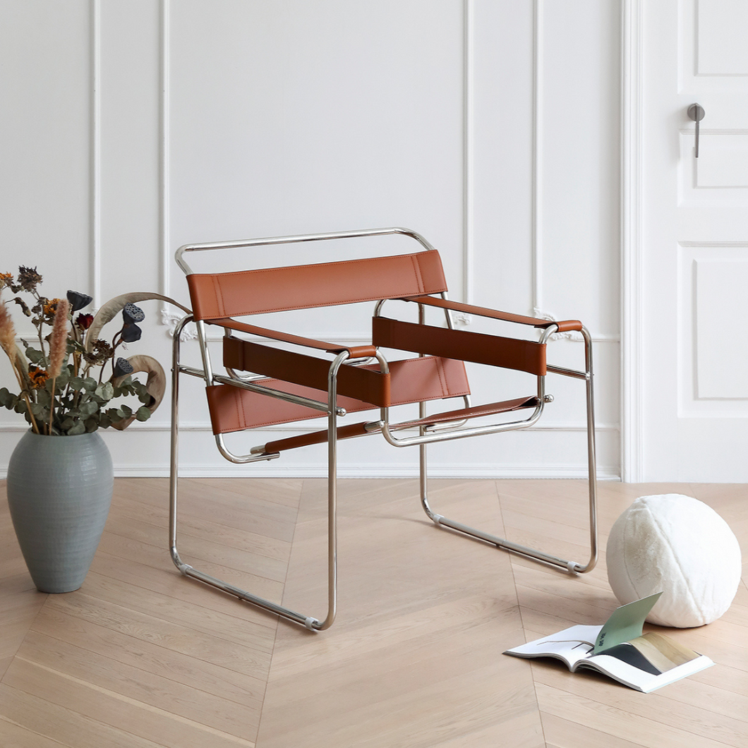 Bowie Faux Leather Armchair