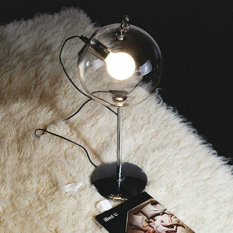 Anthony Transparent Glass Lamp