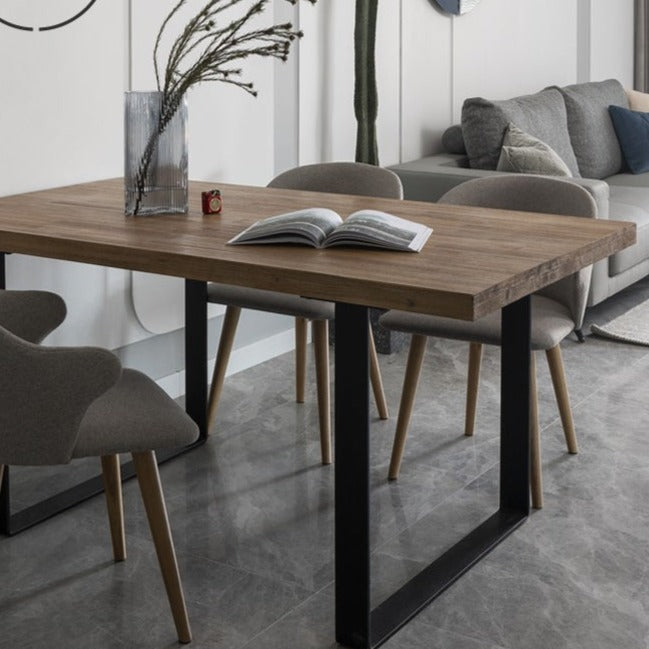 LYLA Solid Wood Dining Table Live Edge Scandinavian
