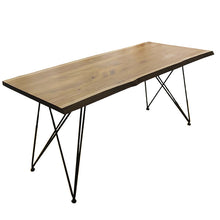 Quinn Live Edge Dining Table / Bench Scandinavian Nordic Acacia Suar Design Solid Wood ( 5 Size )