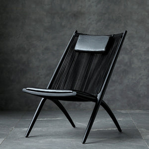 Ardoin Solid Wood Lounge Chair