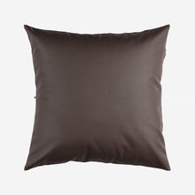 Earth tones Artificial Leather Pillow