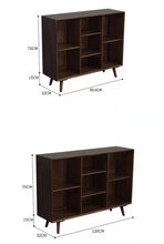 LUCAS Storage Solid Wood Bookcase Display