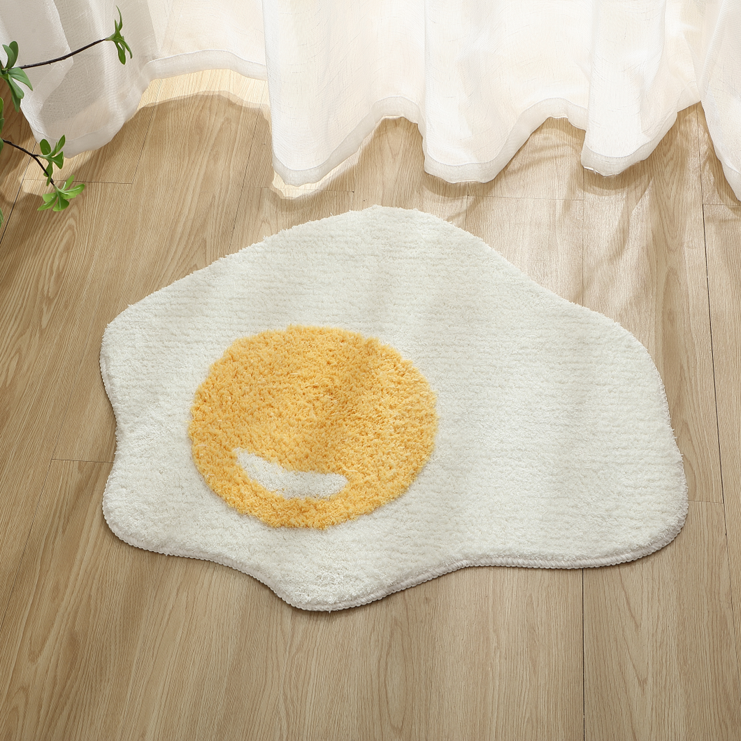 Sunny Side Up Egg Bathroom Rug