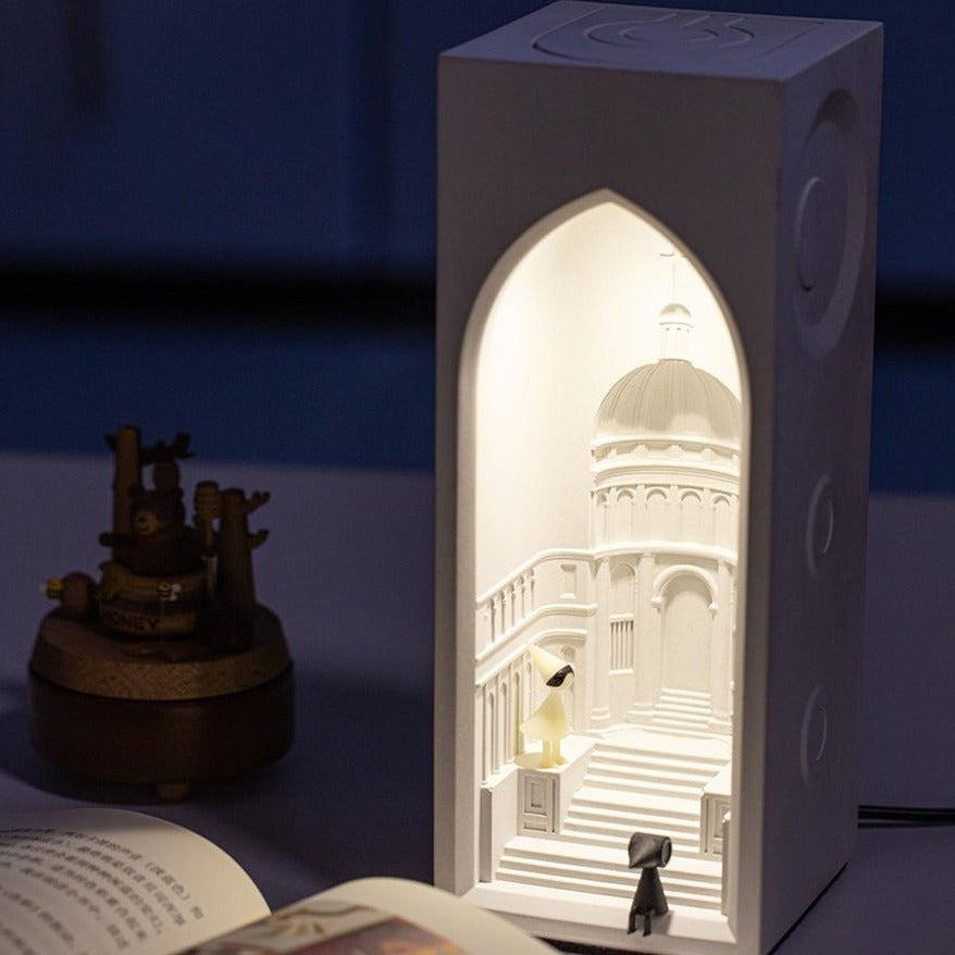 Akiana Castle Concrete Night Light