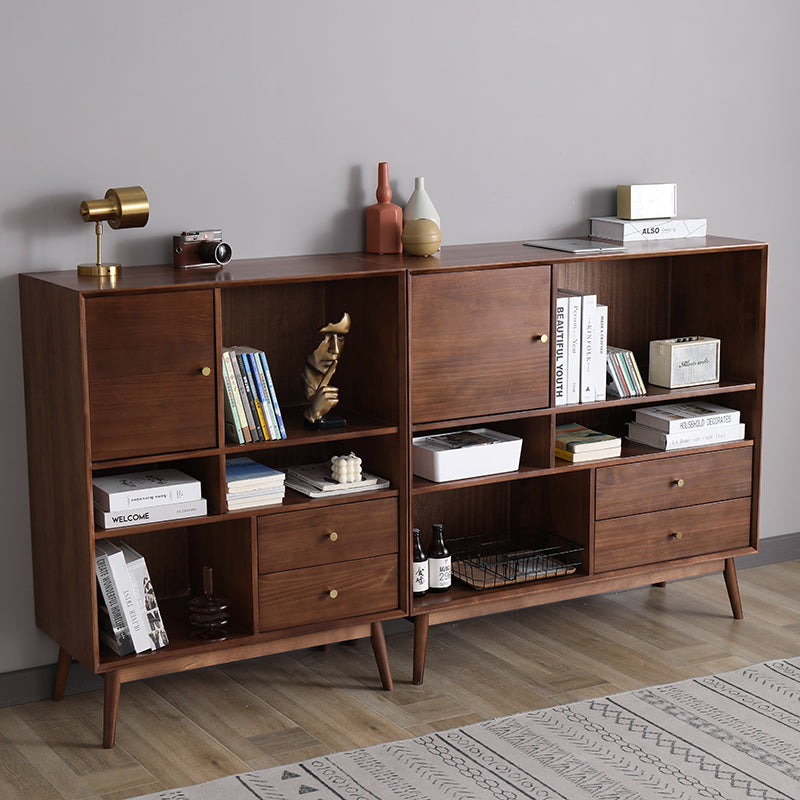 ROBERT Minimalist Bookcase Display Solid Wood