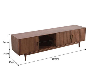 Silas TV Console Nordic Design Solid Wood Cabinet