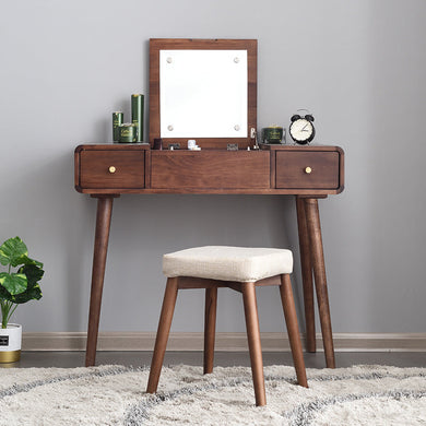 JAXON Cushion Stool Dining and Dressing Table Solid Wood