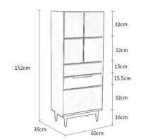 REBECCA SWEDEN Bookcase Display Scandinavian Solid Wood ( 4 Colour 3 Size )