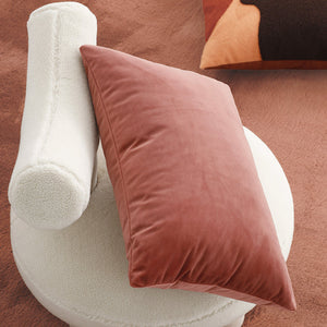 Dusty Rose Throw Pillow Cover & Insert