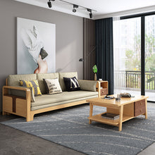 MAVERICK Nordic Solid Wood Sofa Living Room