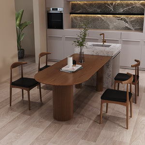 BRIELLA Modern REGIS Dining Table Nordic Solid Wood