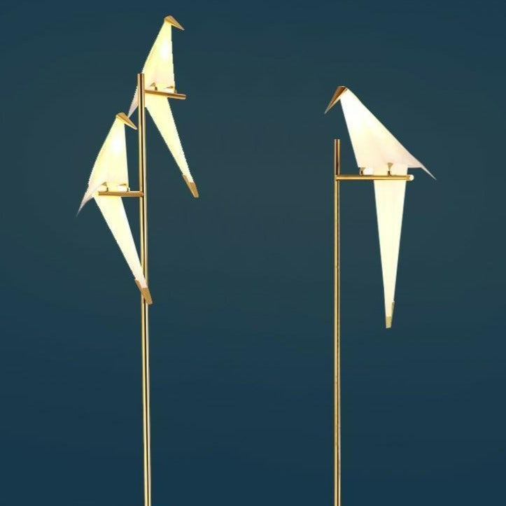 Paper Bird LED Floor Lamp