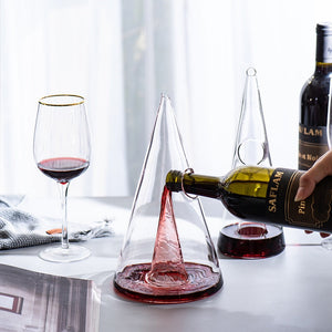 Cone Designer Wine Decanter